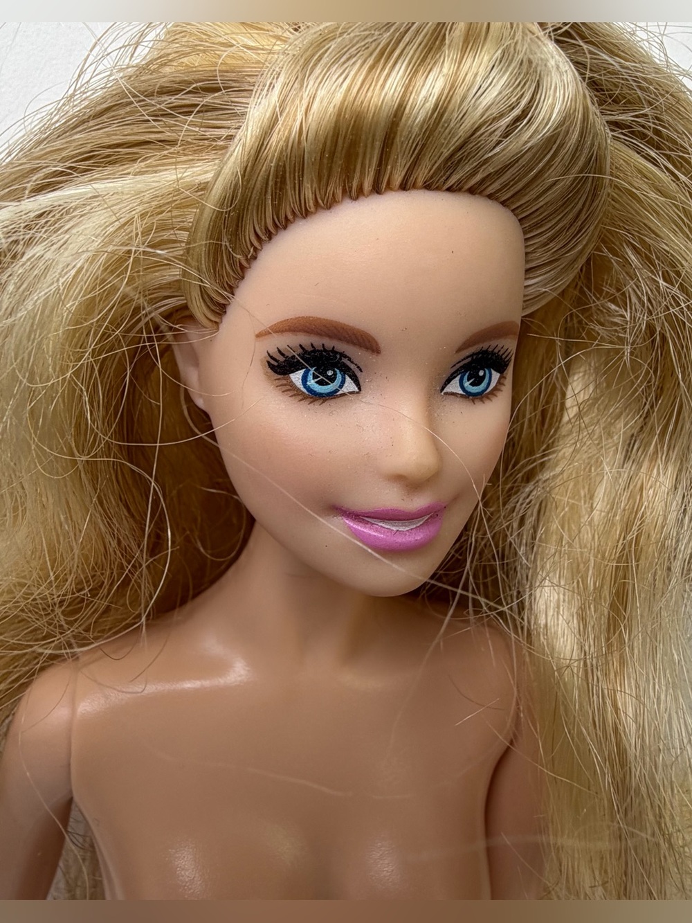 Mattel Barbie Nude Doll 2015 Head 2003 Body Custom Ready